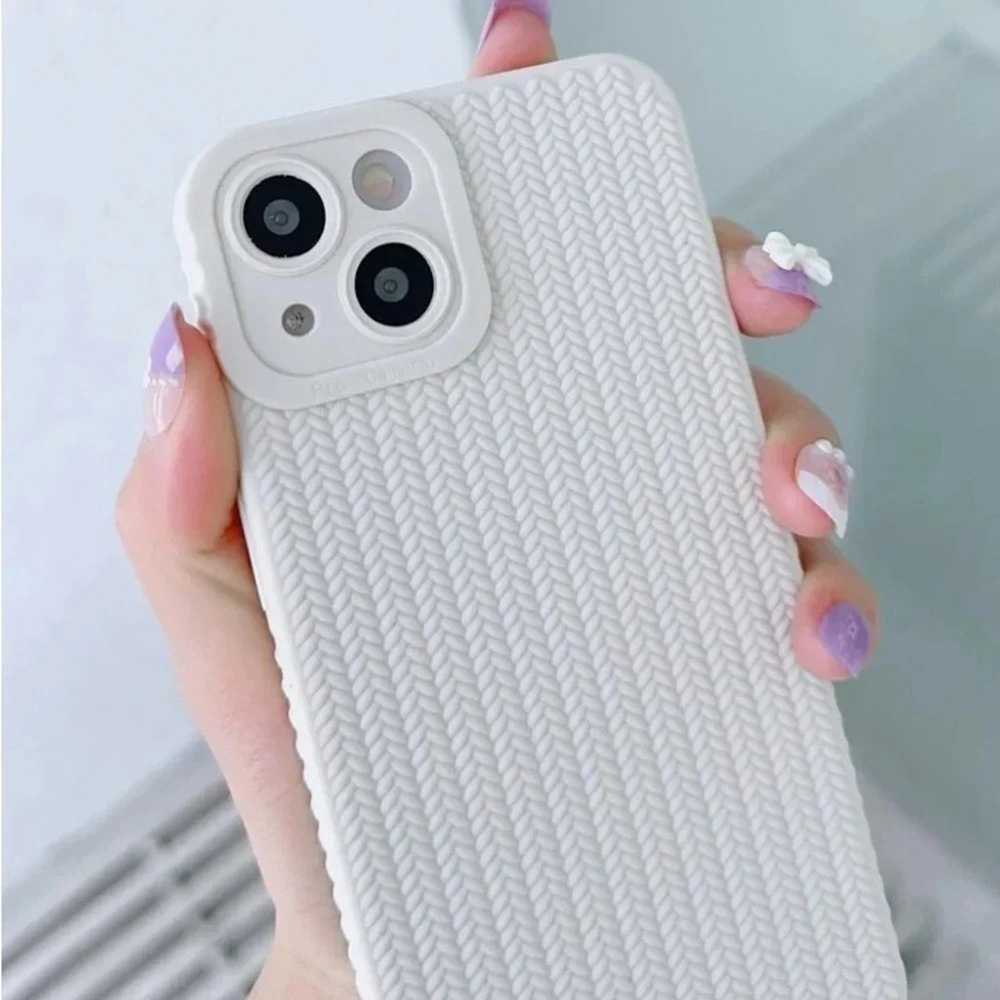 ⚠️Clearance iPhone 14/Pro/Pro Max White Textured Phone Case SAU - Picture 2 of 4